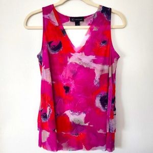 INC International Concepts Sheer Layered Top